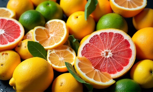 Zitrusfrüchte Sortiment: Zitronen, Grapefruits und Limetten